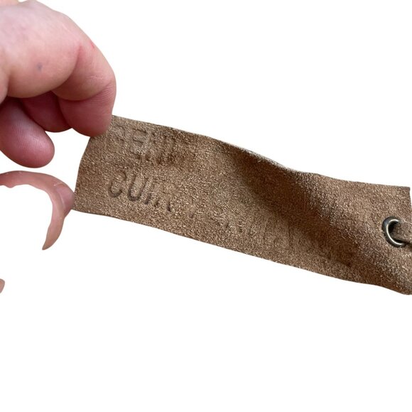 Aldo Fringed Cow Suede Leather Bucket Crossbody Bag Women's Brown Cowgirl Ranch - Picture 6 of 12